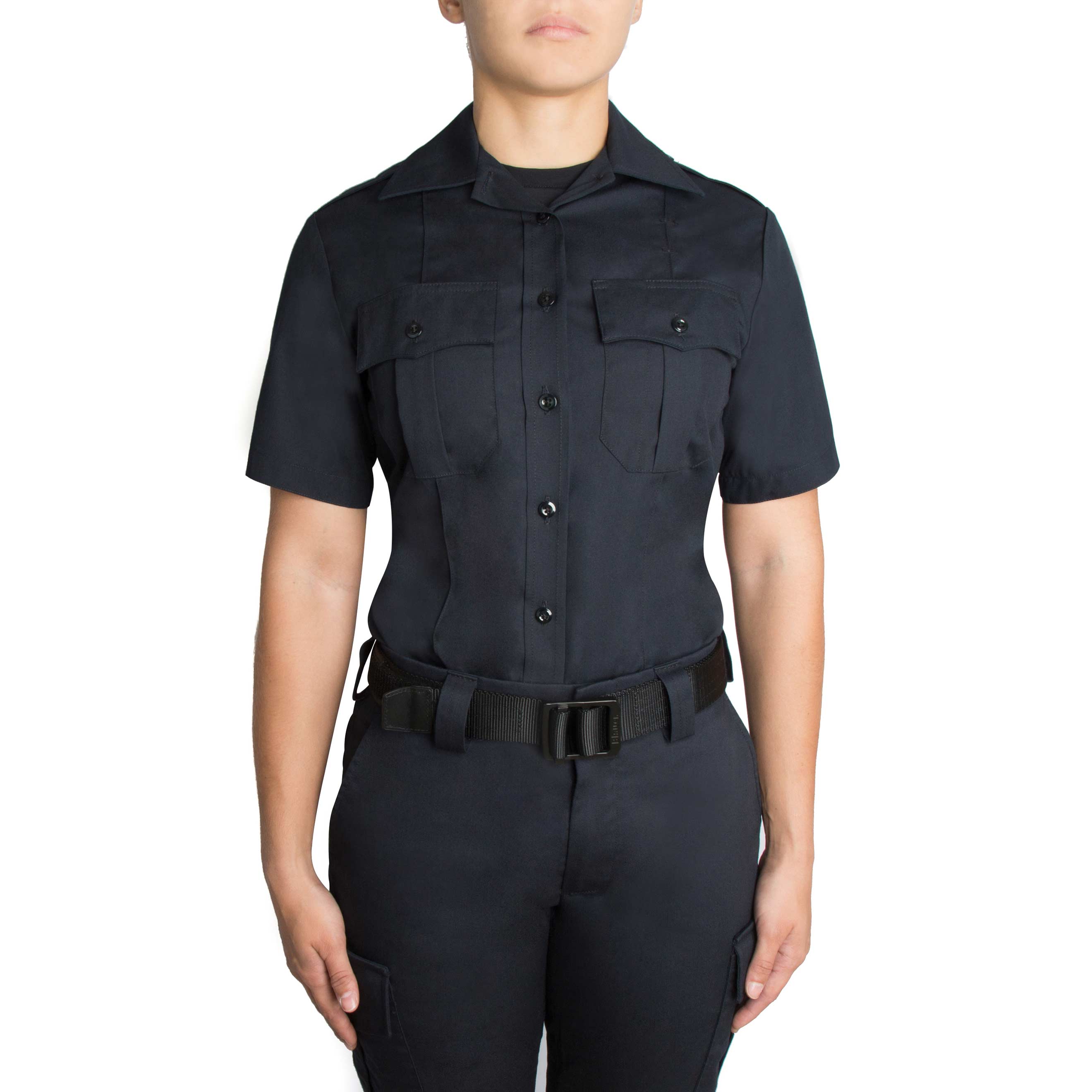 アウターその他 GLOWNY UNIFORM CROP SHIRT JACKET NAVY Global Blank Womens Cropped Jacket Crop Top Hoodies for