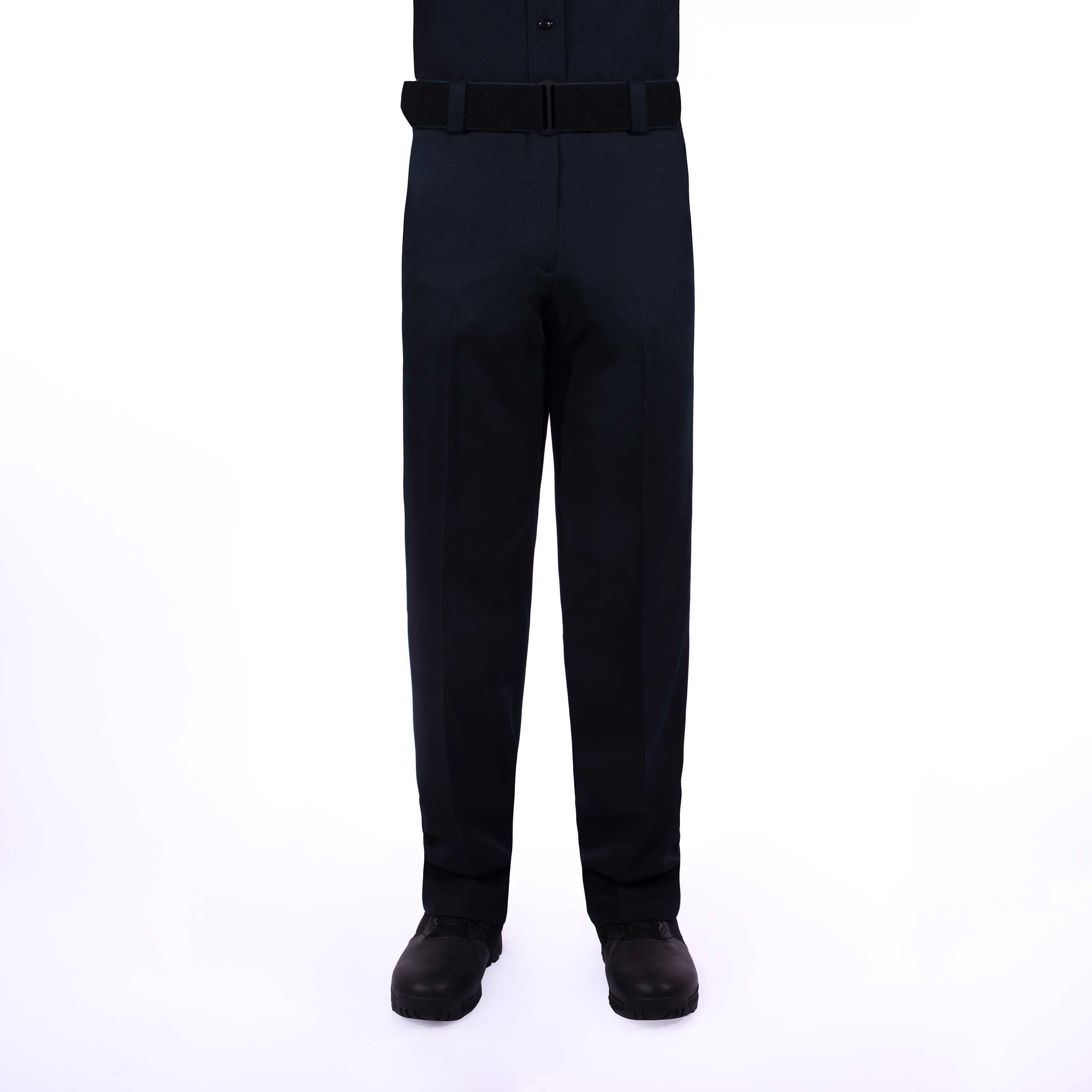 【INCHANT ME】Black Blue Pintuck Part 4 Pants 8554-04-front-4-pocket-