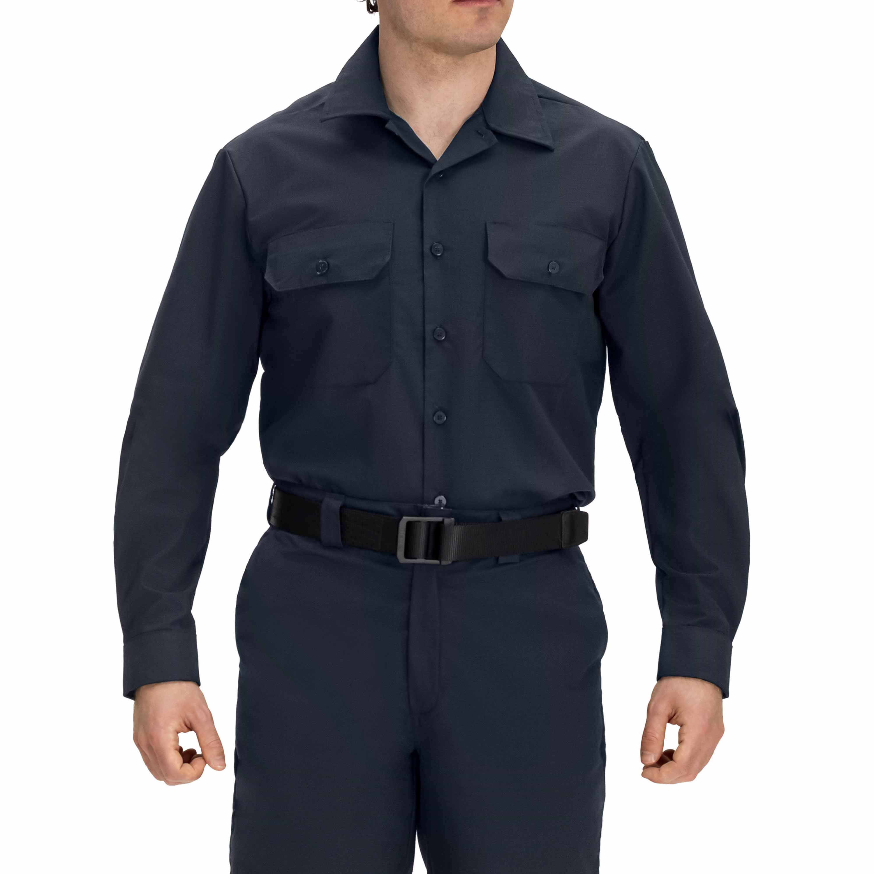 uniform dress shirt Men's Long Sleeve Utility Uniform Shirt
