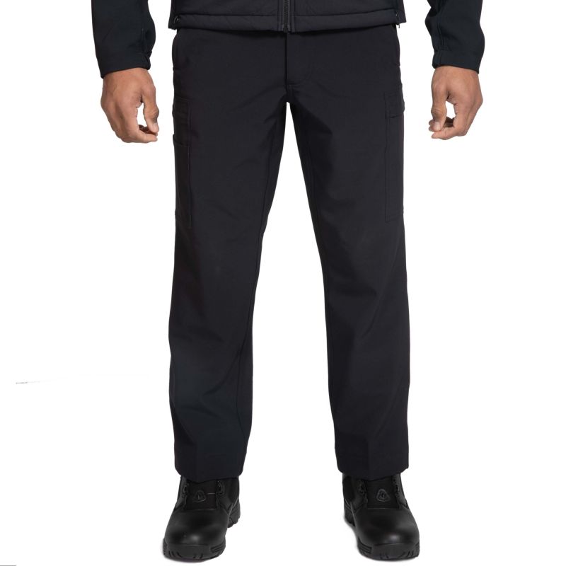 Men's Clothing leather uniform,Lederhose men leather pants blue black stripes  Police pants new Pants strong.rs