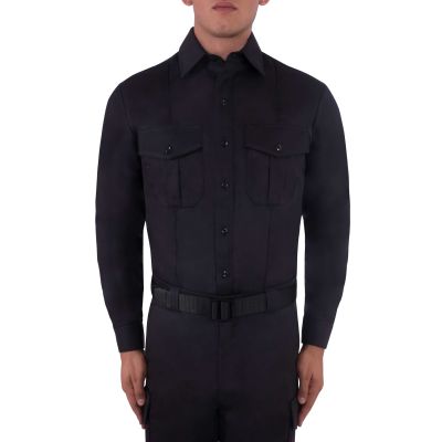Details about   Blauer Long Sleeve Uniform Shirt sz 15.5 Law Enforcement Police Gray 