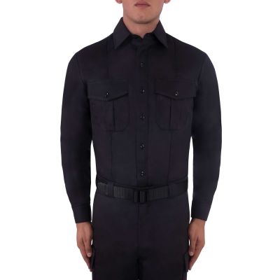 Details about   Blauer Long Sleeve Uniform Shirt sz 15.5 Law Enforcement Police Gray 