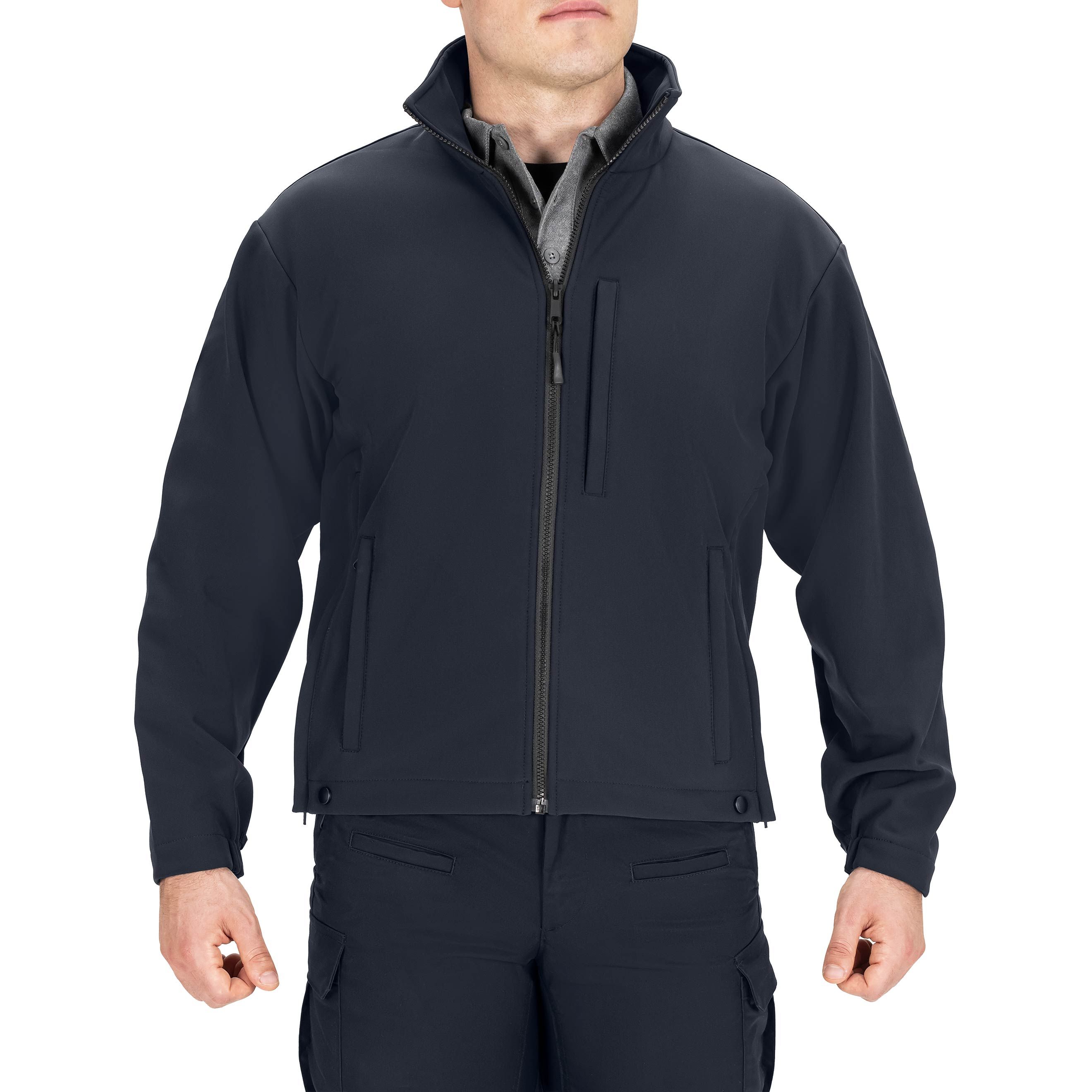 Blauer - Reflective Soft Shell Fleece Jacket (Color Block)