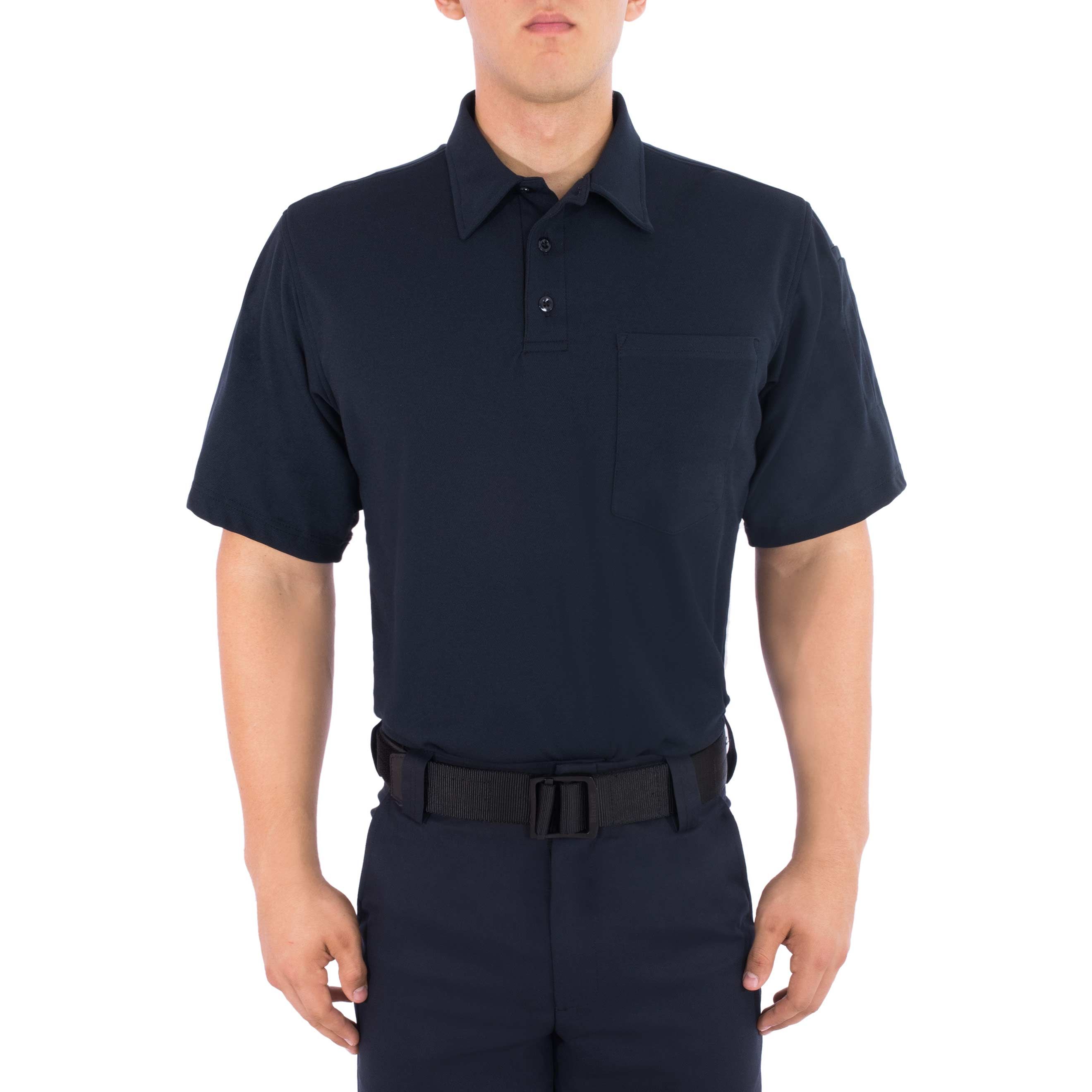 Blauer 8131 3 Bicomponent Polo Shirt with Pocket Police Polo Shirt with Pockets