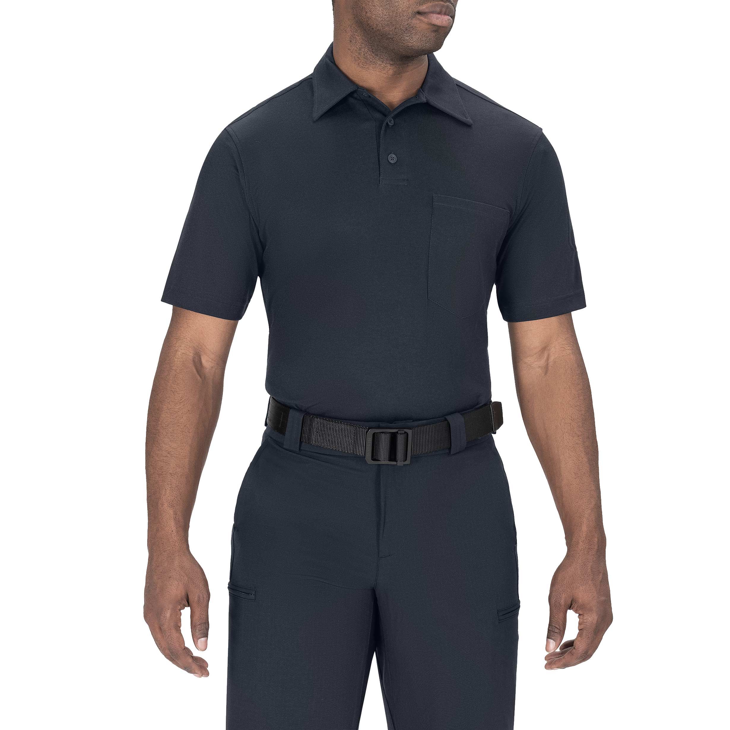 トップス +CLOTHET Tailored Polo-shirt Navy Slim Fit Top-Shelf Range Polo - Navy Blue – Criquet Shirts