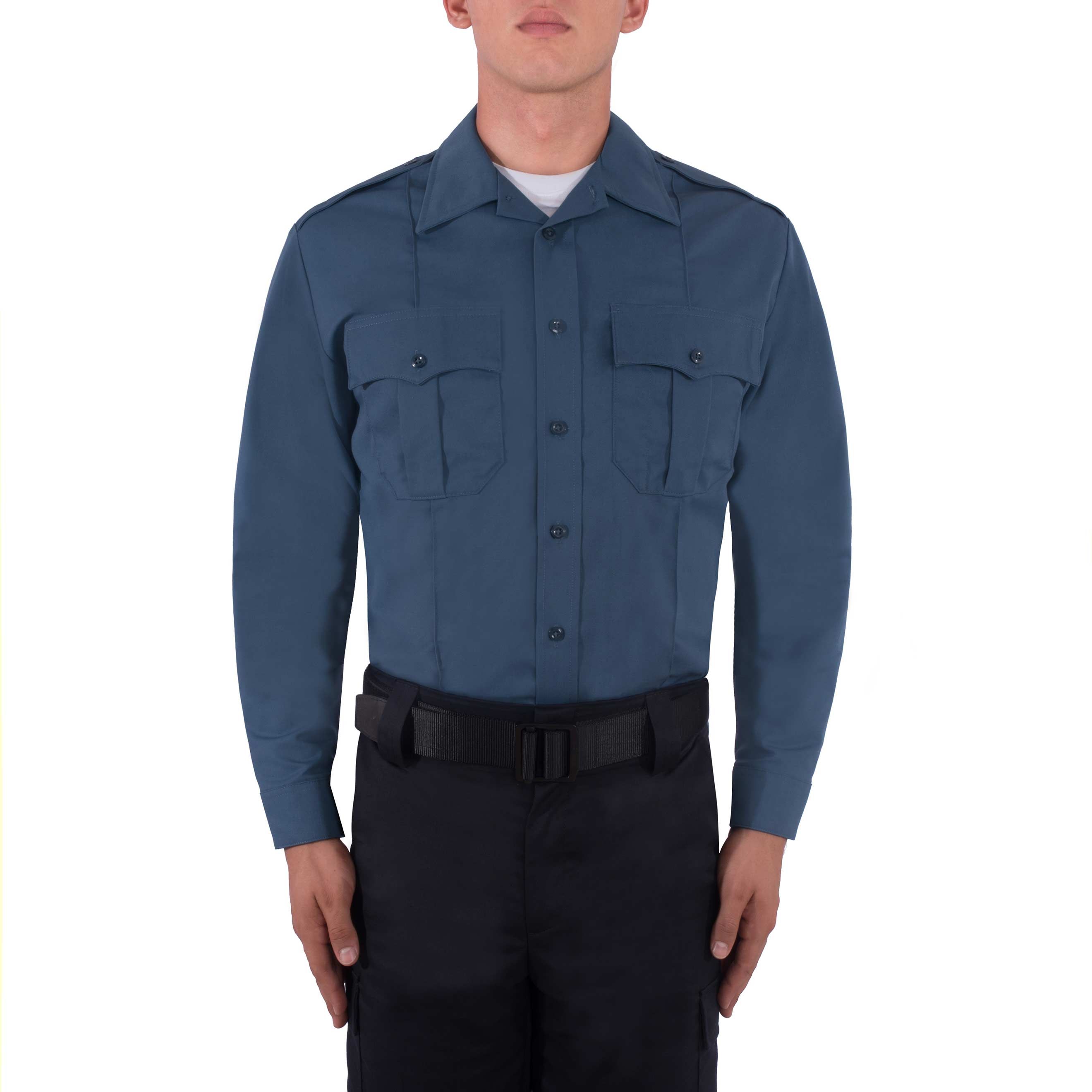 Blauer - 8703-7A - NJ Long Sleeve Cotton Shirt - New Jersey State