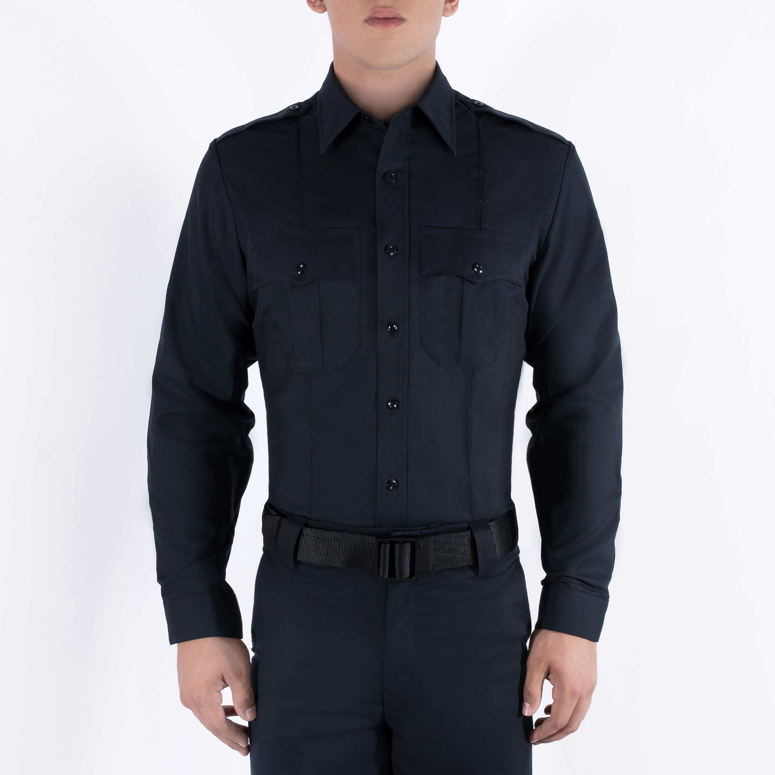 Long Dong Poly Rayon Black