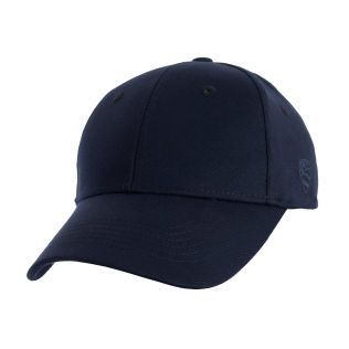 Dark Navy Blue Stretch Fitted Cap 182 Blauer - Front