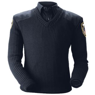 Dark Navy Blue 210 Classic V-Neck Sweater Blauer