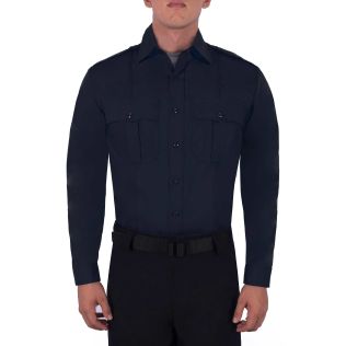 Dark Navy Blue Cotton Shirt 8431 Blauer - Front