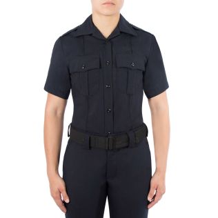 Dark Navy Blue 8460W Wool Shirt Womens Blauer - Front