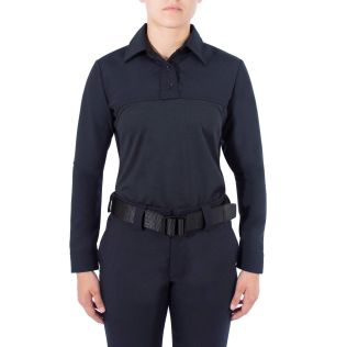 Dark Navy Blue Wool Armorskin Base Shirt Womens 8471W Blauer - Front