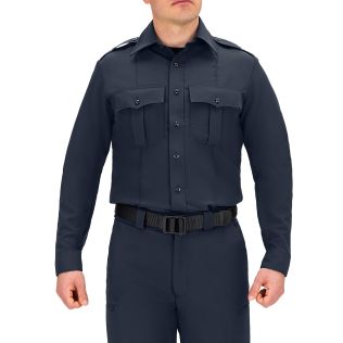 LONG SLEEVE ZIPPERED POLYESTER SHIRT