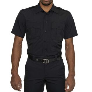 FlexRS Short Sleeve SuperShirt - Dark Navy - Front Model FlexRS Short Sleeve SuperShirt - Dark Navy - Front Model
