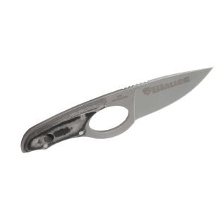 Black KN1002B Backup Fixed Blade Knife Blauer - 3/4 Front