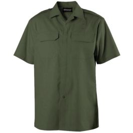 【DISCERNMENT】Enter Nylon Half Shirt D.HYGEN Silk Cotton Washer Double Open Band Collar Half