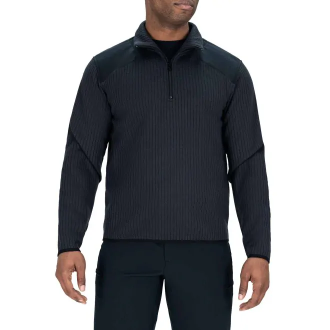 Blauer 228 Fleece Lined Quarter Zip Sweater Quarter Zip Police Sweater