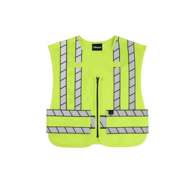 BTR BORN TO RACE High Visibility Safety Vest - Reflective Mesh Back Work Vest With Zipper & Pockets - View #10