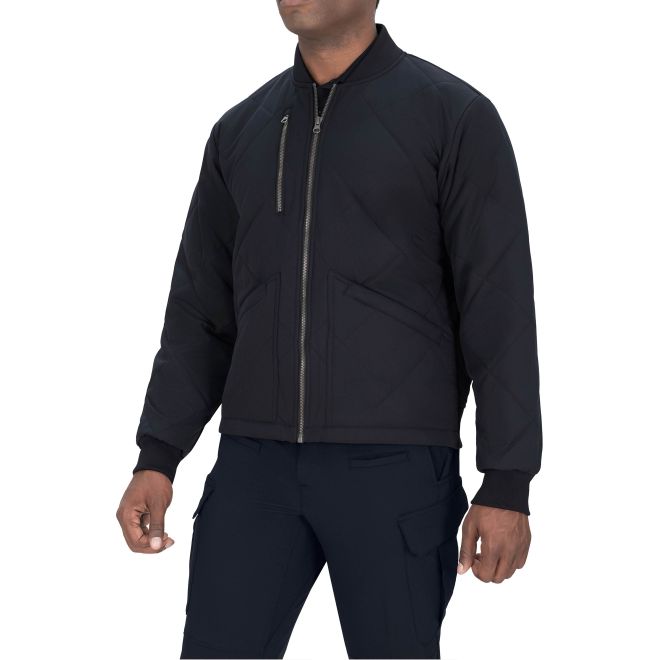 Quilted Bomber Jacket- Firefighter Jacket, Insulated Station