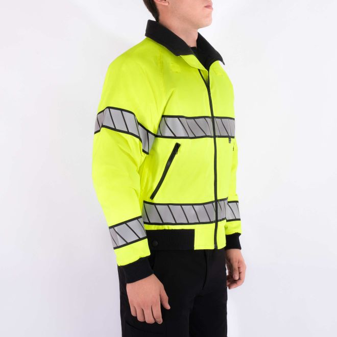 ジャケット・アウター niceness ulterior bisown heugn herill HI-VIS FLEECE LINED BOMBER JACKET | Blauer