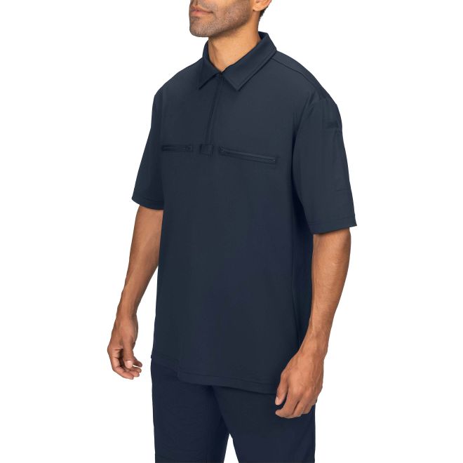 Blauer - 8129 - Performance Pro Zip-Front Polo Shirt - Zip