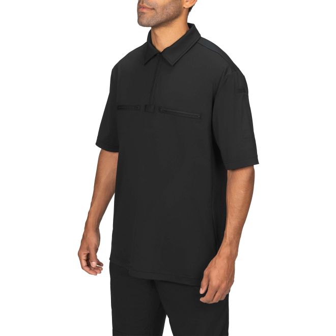 Blauer - 8129 - Performance Pro Zip-Front Polo Shirt - Zip-front