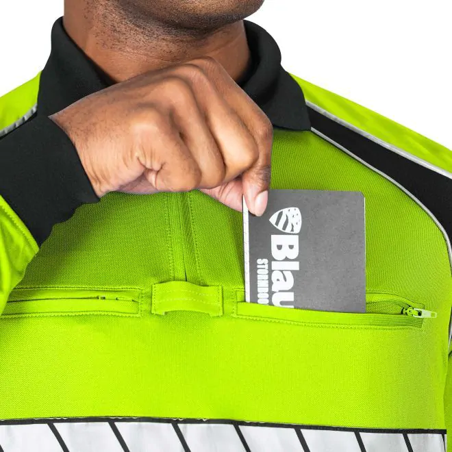 Discount police reflective polo - ColorBlock Performance Polo
