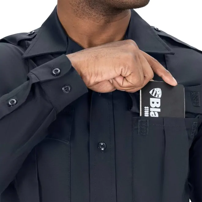 Blauer - 8705 - StreetGear Flex LS Cotton Blend Shirt - Long