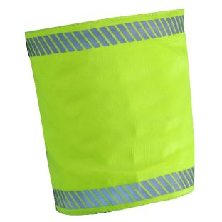 Hi-Vis Yellow Black ID Arm Band 156 Blauer - Flat