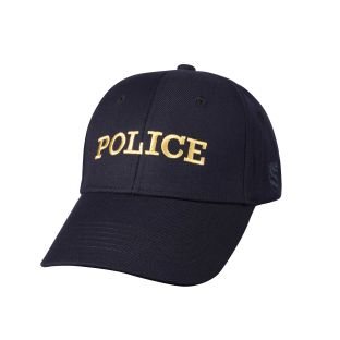 Dark Navy Blue Adjustable Cap - Gold Police Logo 182-1PG Blauer - Front