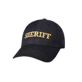Black Adjustable Cap - Gold Sheriff Logo 182-1SG Blauer - Front