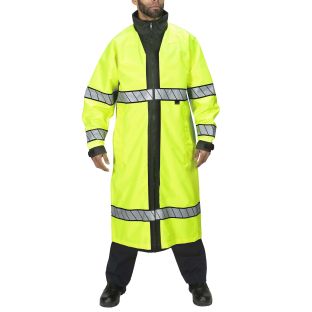 B.DRY Reversible Rain Jacket - Hi Vis Side - Front - 736 - Blauer