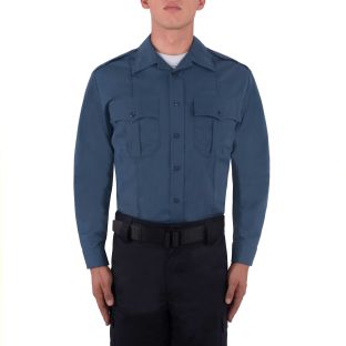 French Blue NJ Cotton Shirt 8703-7A Blauer - Front