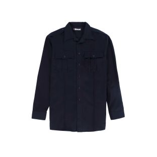 Metro NY StreetGear Flex LS Shirt - Dark Navy - Flat - 8715NY - Blauer