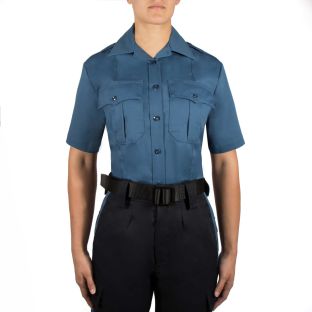 French Blue NJ Cotton Shirt Womens 8713W7A Blauer - Front