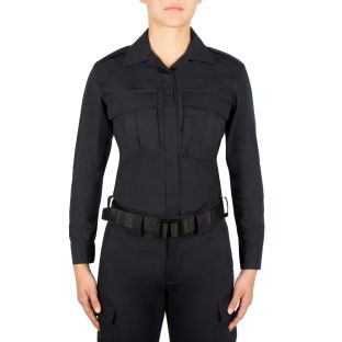 Dark Navy Blue BDU Tactical Shirt Womens 8730W Blauer - Front