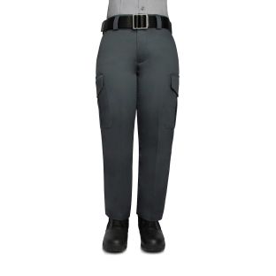 Dark Gray 8810W Side-Pocket Cotton Pants Womens Blauer - Front