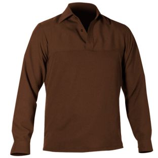 Brown Rayon Armorskin Winter Base Shirt 8973 Blauer - Front