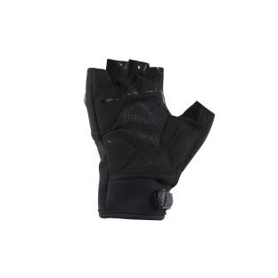 Black Rumble Shorty Bike Glove GL107 Blauer - 3/4 Front