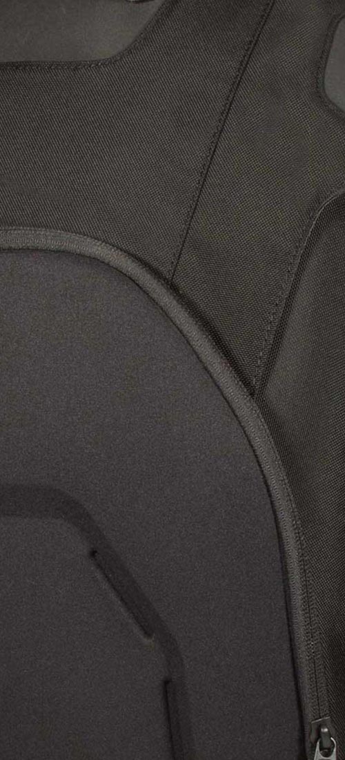 Close up image of water resistant Silent Partner Police Duty Bag