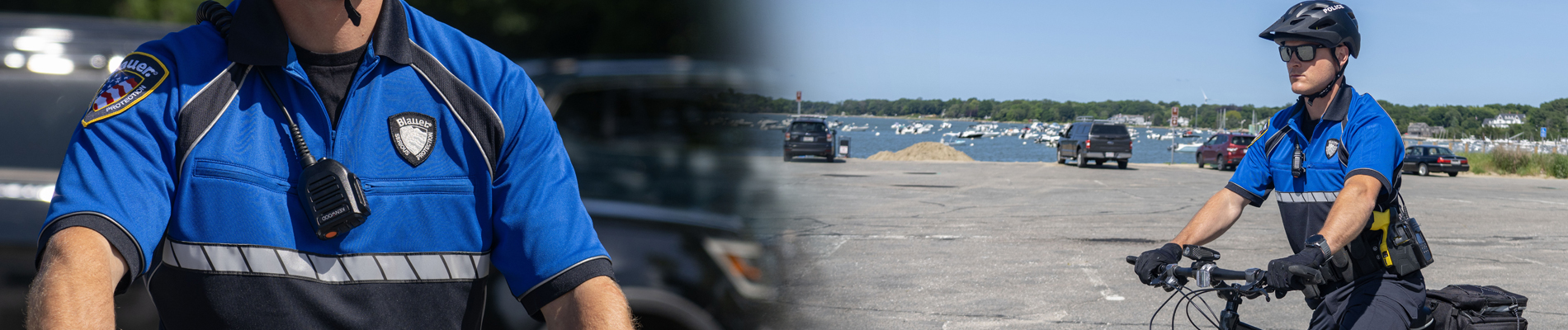 Article Cover- Bike Patrol Officer wearing Blauer Uniforms