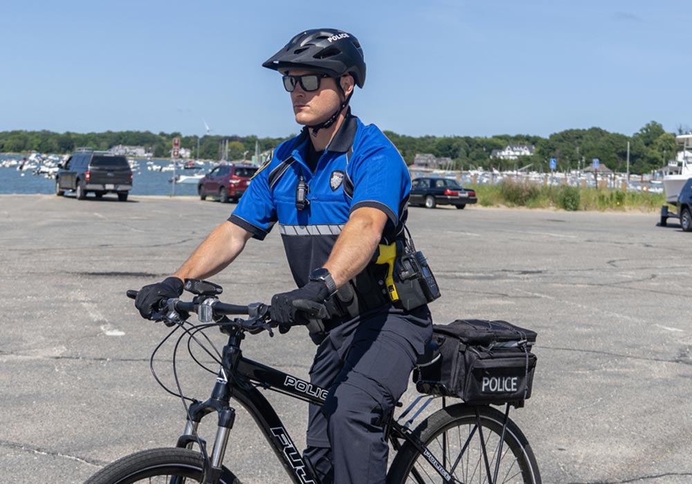 Article Cover- Bike Patrol Officer wearing Blauer Uniforms