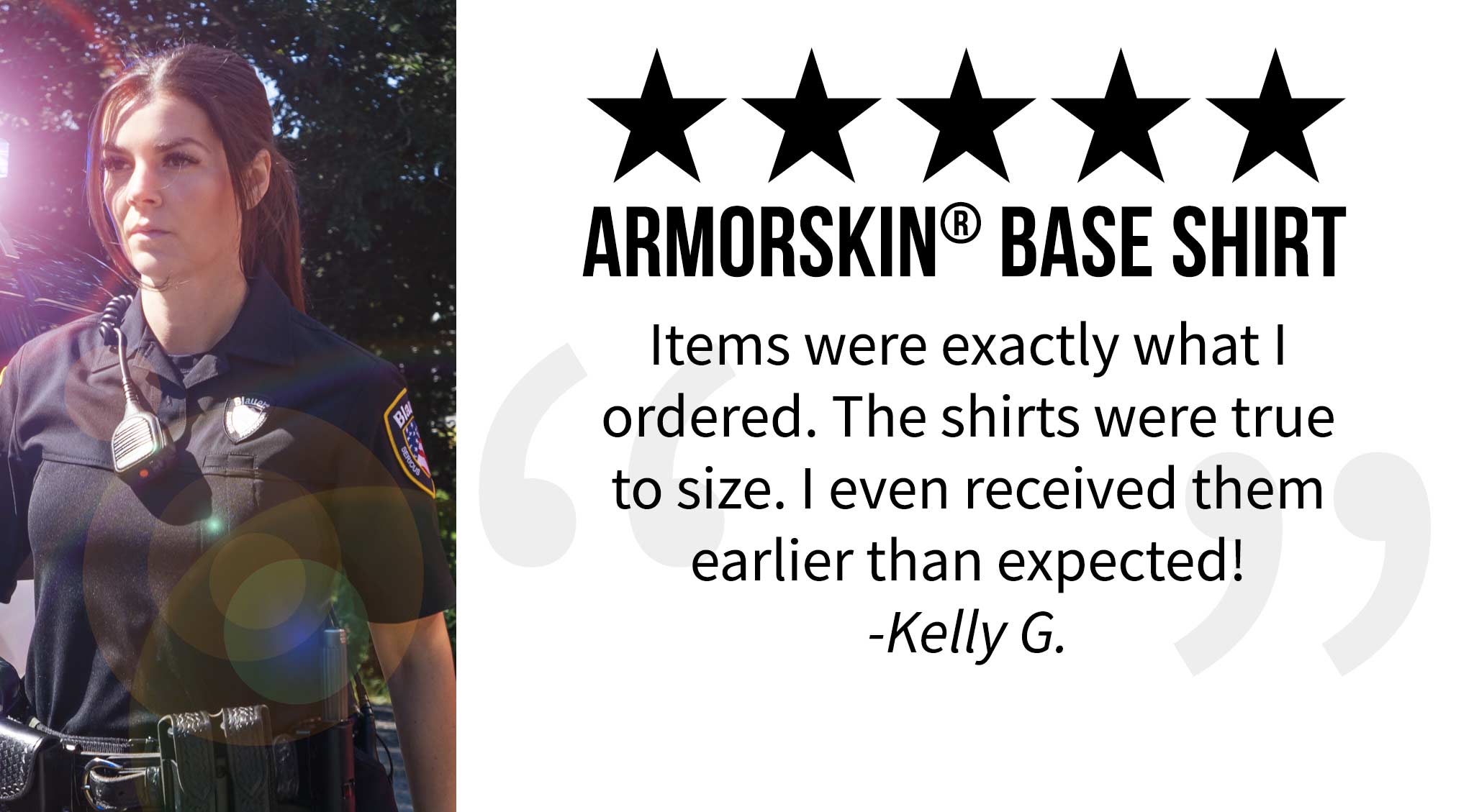 5 Stars for the Women's Armorskin Base Shirt, Shop it Now