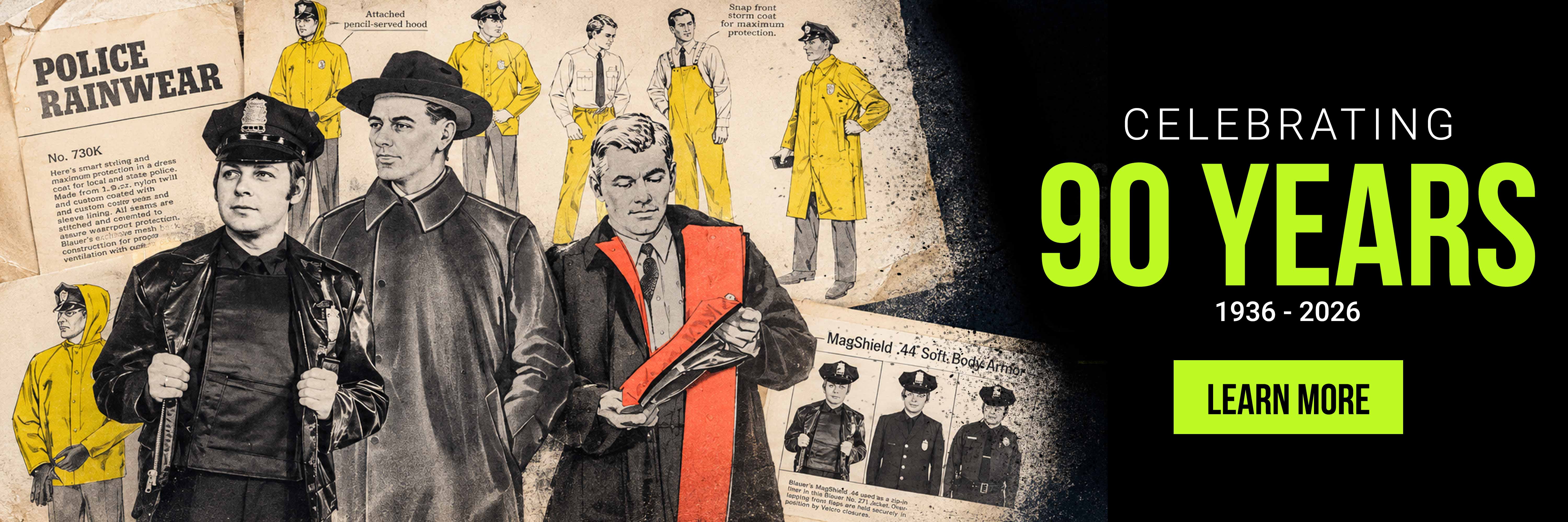 Celebrating 90 Years of Blauer- Learn More