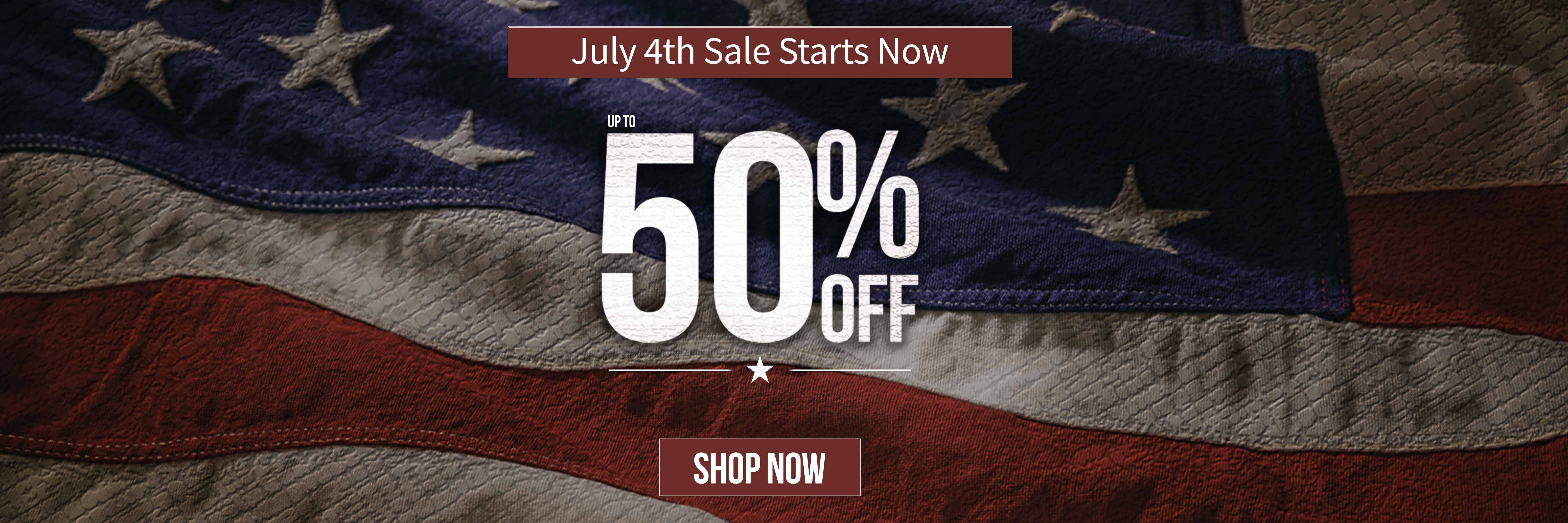 Shop up to 50% Off this 4th of July Now