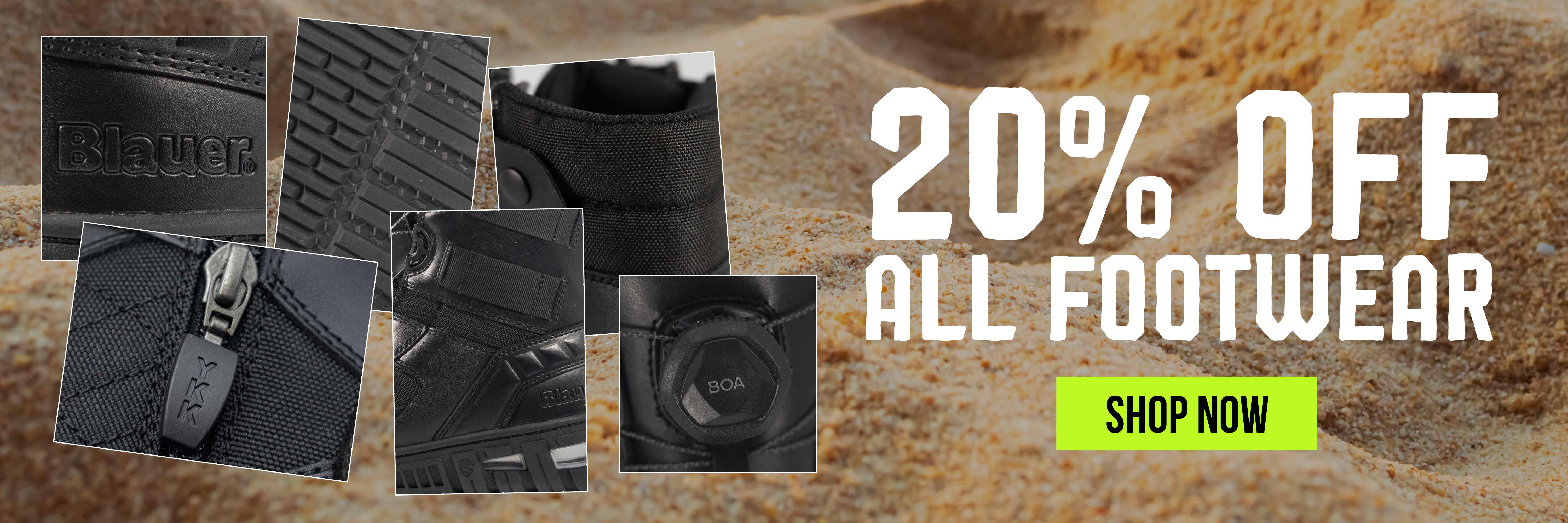 20% Off All Footwear is ending soon, shop the Sale now