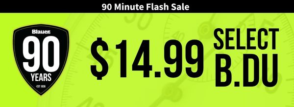 90 Minute Flash Sale-$14.99 Select B.DU Picks